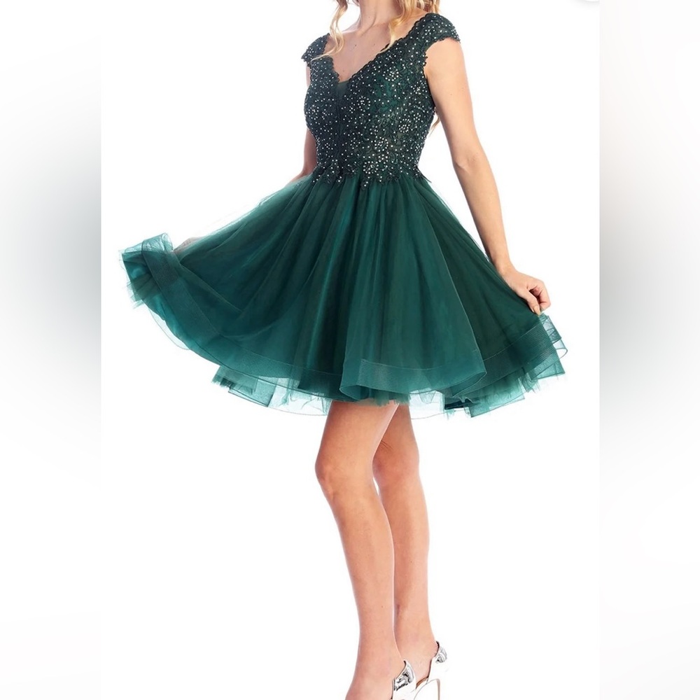 Fit and Flare Royal Blue Grad Dress